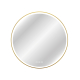 Miroir Salle de Bain Led Rond Doré - Ø75 CM - SOLAR