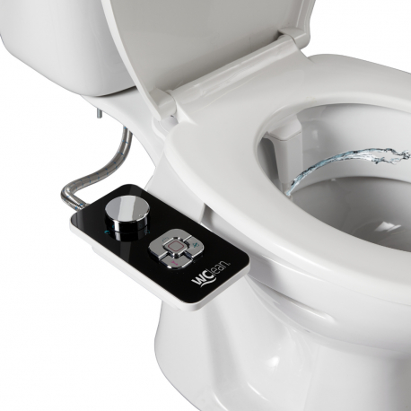 KIT BIDET SLIM POUR ABATTANT JET "NOIR"