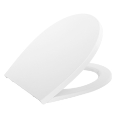 Abattant wc blanc - Forme ovale - Delfi